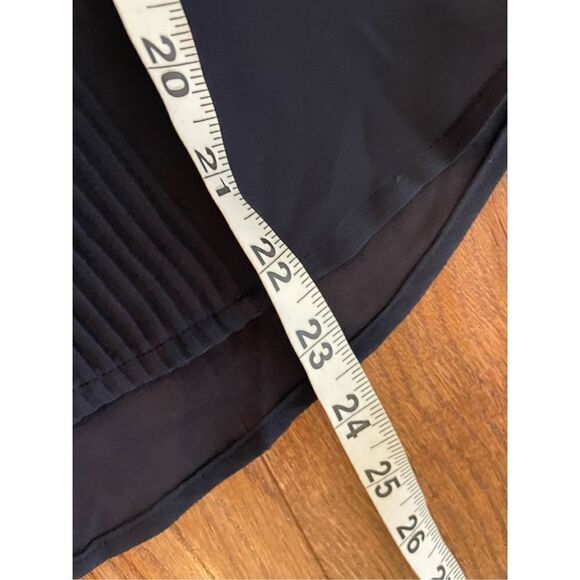 H&M navy pleat front blouse - Picture 7 of 9